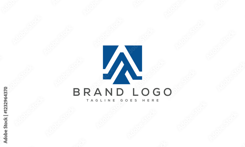 letter A logo design vector template design for brand. letter A logo design vector template design for brand.
