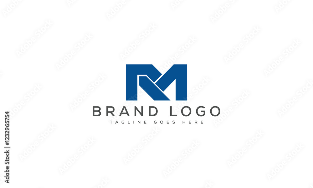 letter RM logo design vector template design for brand. letter RM logo design vector template design for brand.