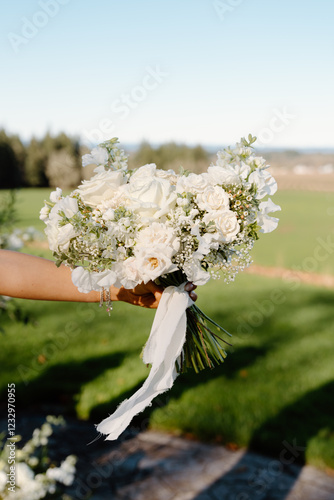 Wedding Bouquet in Hands