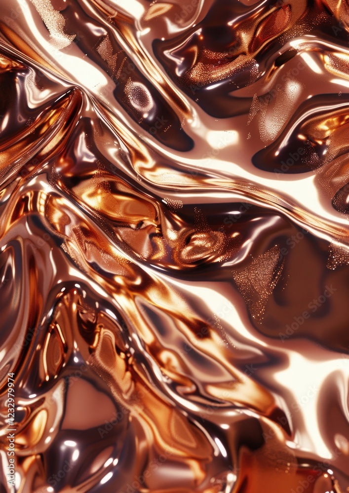Rose Gold Liquid abstract texture dark color backgrounds Rose Gold Liquid abstract texture dark color backgrounds