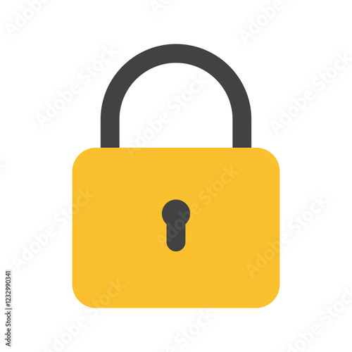 lock flat icon
