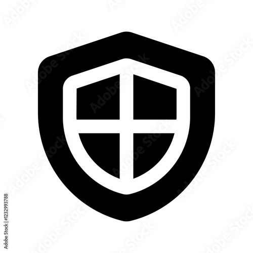 shield glyph icon