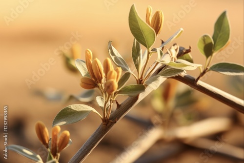Health Benefits of Ashwagandha Plant with Herbal Flower Image