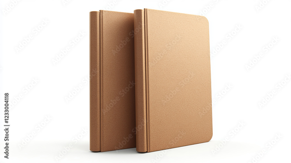 two ring note books stand up mock up blank empty cardboards with space for your content 3d illustration render two ring note books stand up mock up blank empty cardboards with space for your content 3d illustration render