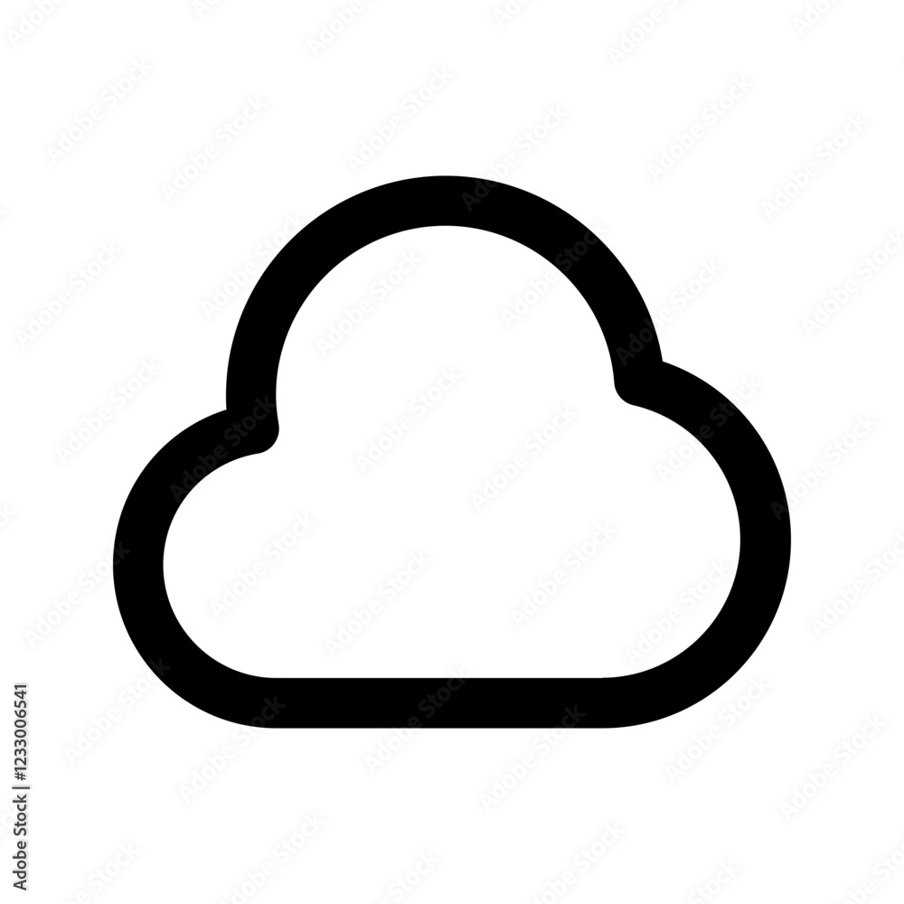 cloud line icon cloud line icon