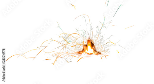 fire spark png, spark in random shape without background, fire flame isolated on transparent background