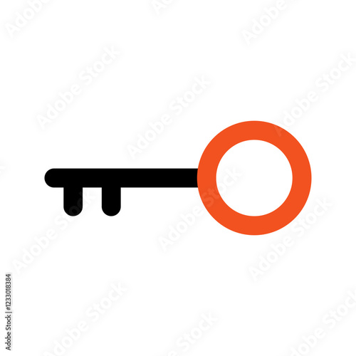 key outline color icon