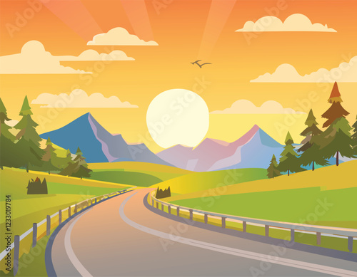 road in the mountains