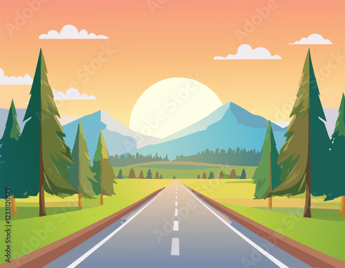 road to the mountains