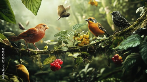 Forest Ecosystem: Exploring the Interconnected Food Chain of Animals and Biodiversity