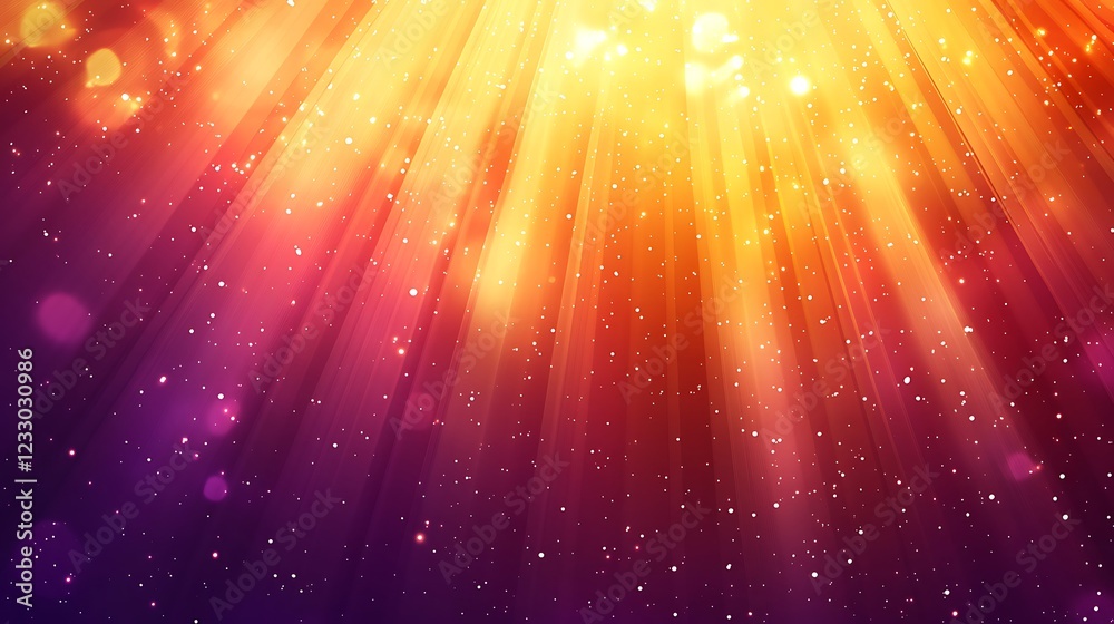 Radiant Light Beams and Sparkling Dust Particles Radiant Light Beams and Sparkling Dust Particles