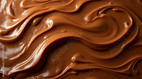 Melted chocolate or caramel texture background