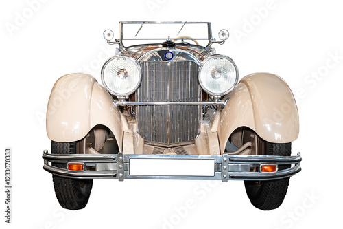 Front view oldtimer isolated png transparent