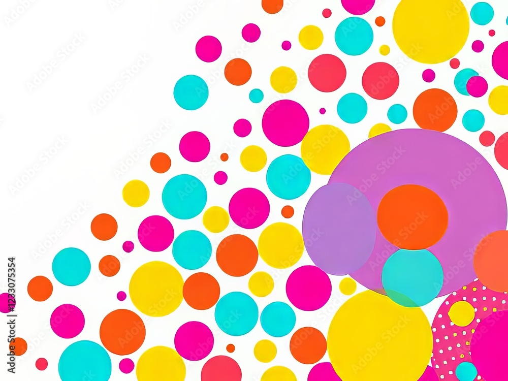 Vibrant Polka Dot Patterns - Abstract Backgrounds Vibrant Polka Dot Patterns - Abstract Backgrounds