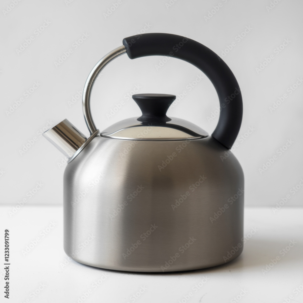 Obraz premium stainless steel kettle