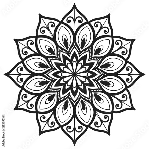 Mandala Design Template