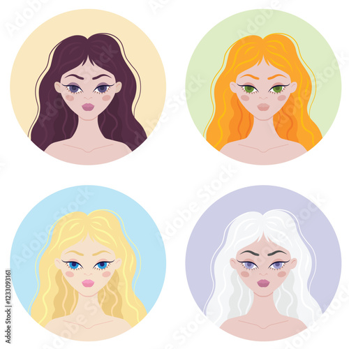 Canvas Print Portraits of women