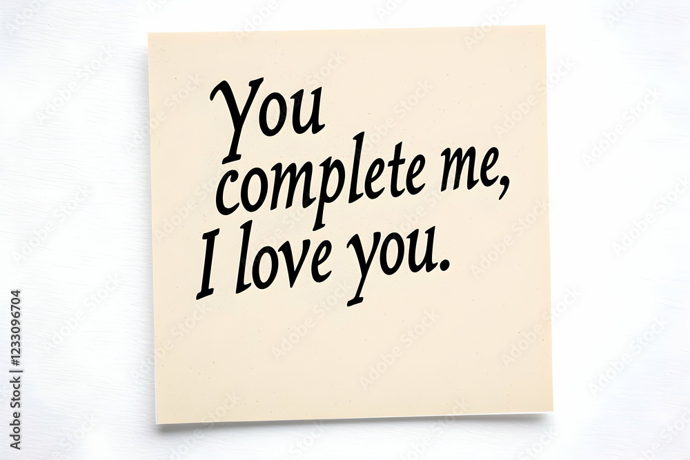 A beige sticky note with the quote A beige sticky note with the quote