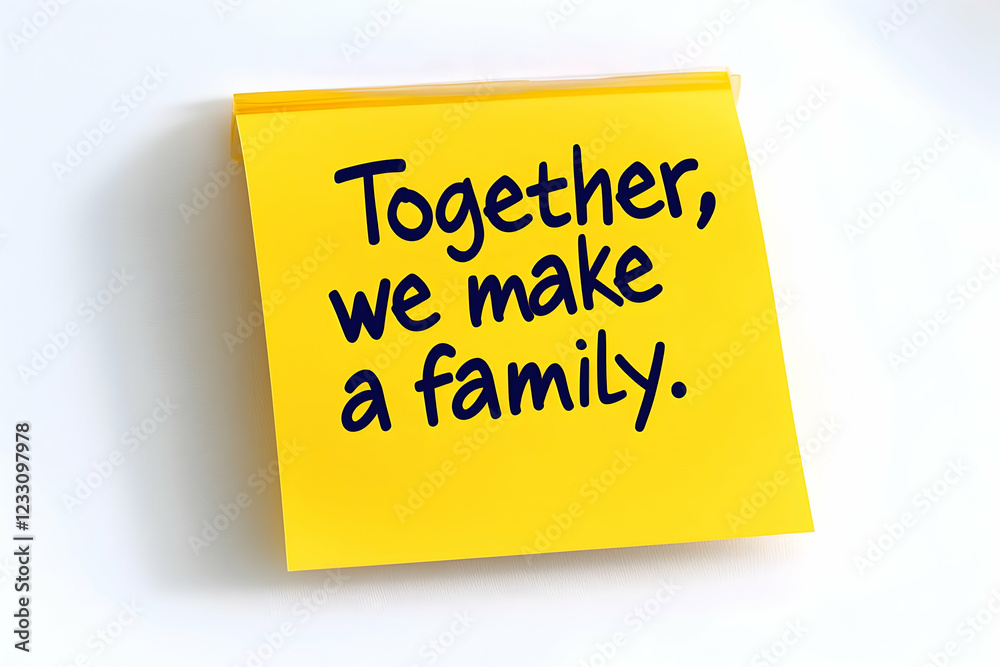 A yellow sticky note with the quote A yellow sticky note with the quote