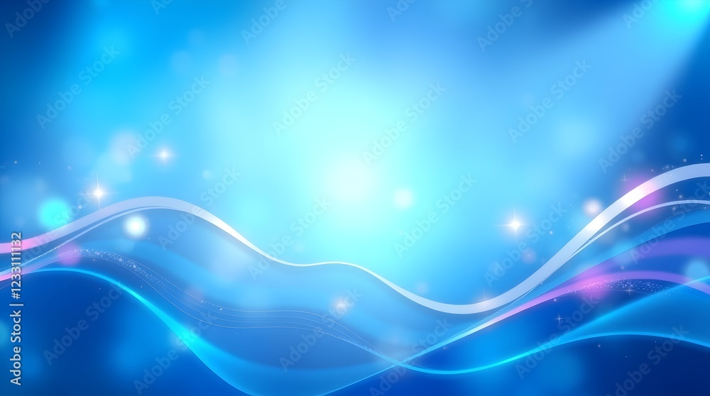 Abstract Sparkling Blue and White Wavy Light Effects Background
Abstract Sparkling Blue and White Wavy Light Effects Background
