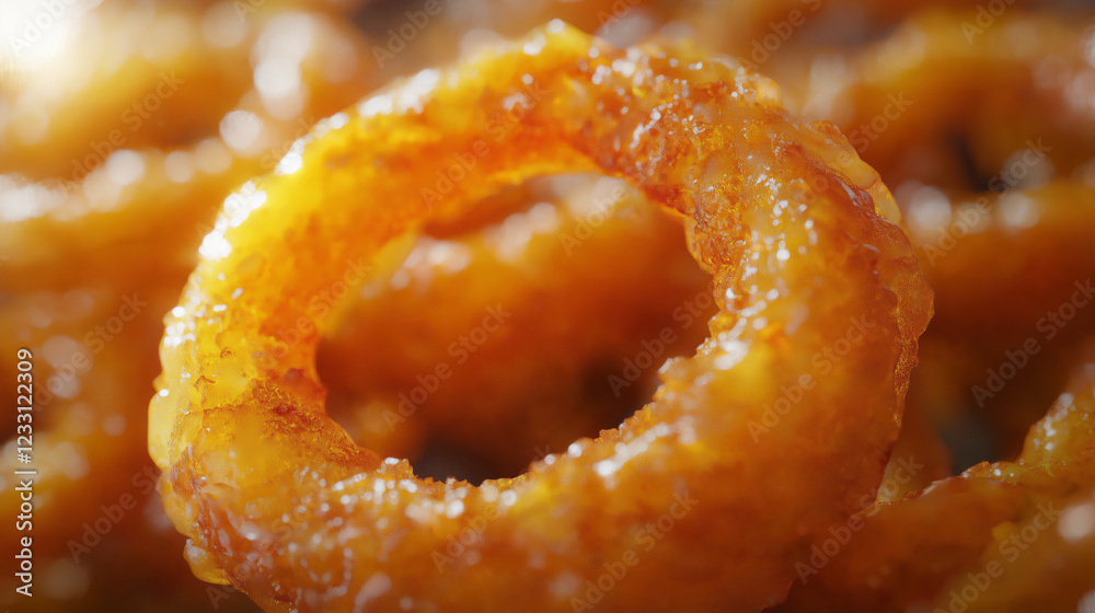 realistic crispy onion rings flying isolated on amazing background realistic crispy onion rings flying isolated on amazing background