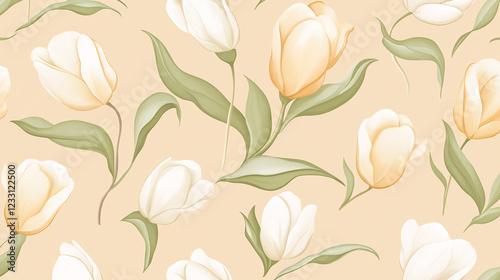 Wallpaper Mural Abstract floral background in pastel colors Torontodigital.ca