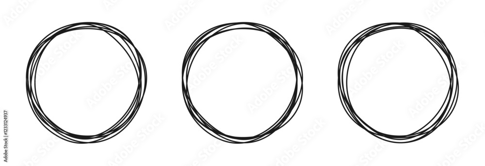 abstract circle line frame and decoration abstract circle line frame and decoration