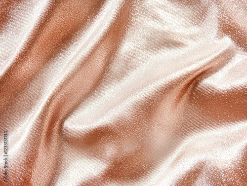 Luxurious Blush Satin Drape: A close-up shot of silky blush satin fabric draped in elegant folds, showcasing its rich texture, smooth sheen, and luxurious feel. Perfect for fashion, beauty.