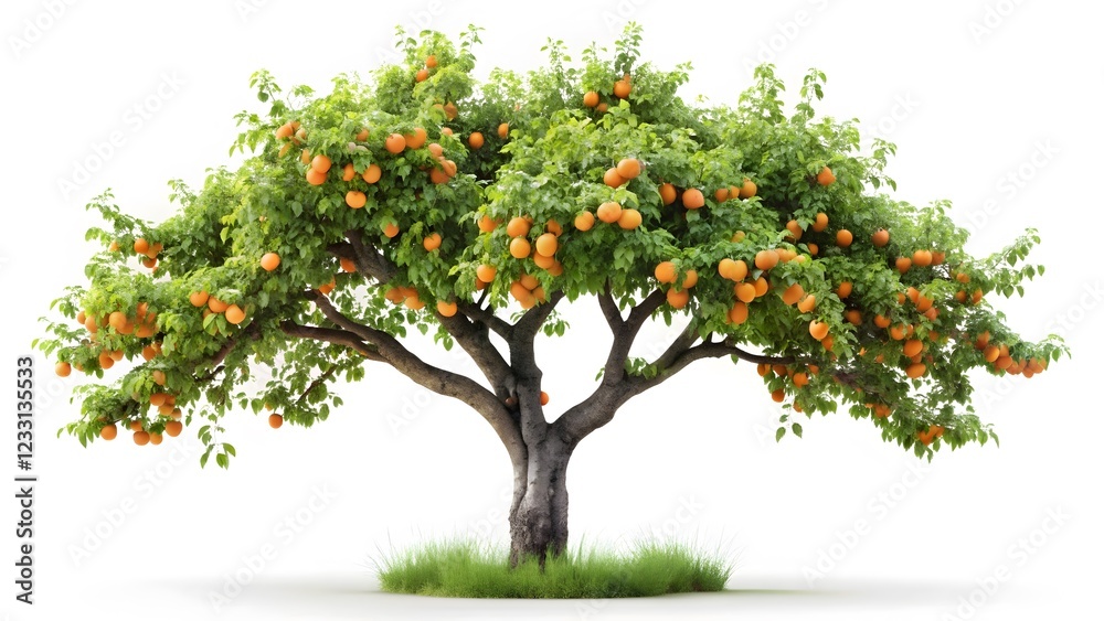 Abundant Orange Tree with Ripe Fruit Abundant Orange Tree with Ripe Fruit