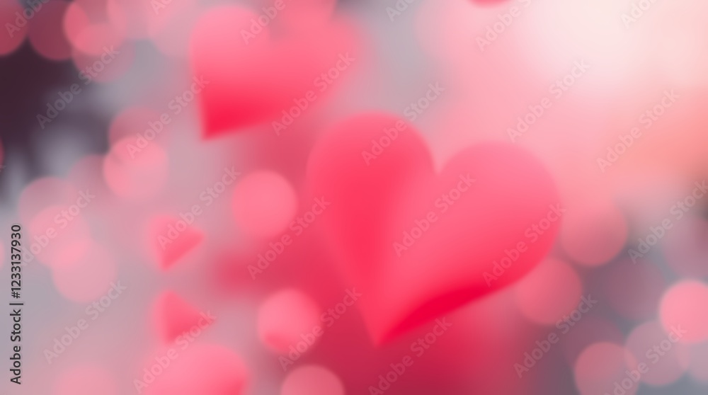 bokeh background with hearts bokeh background with hearts