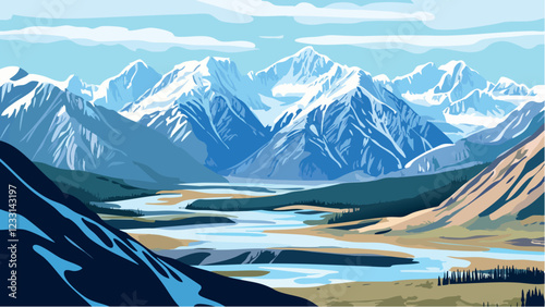 Breathtaking Views of Kluane National Park.eps
