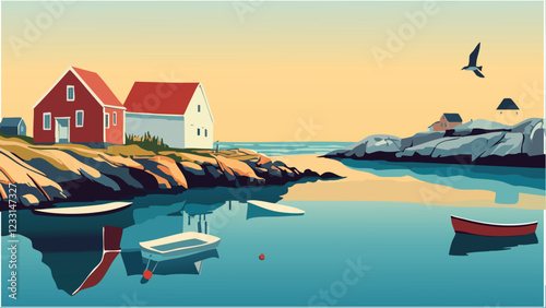 Coastal Beauty of Peggy's Cove.eps