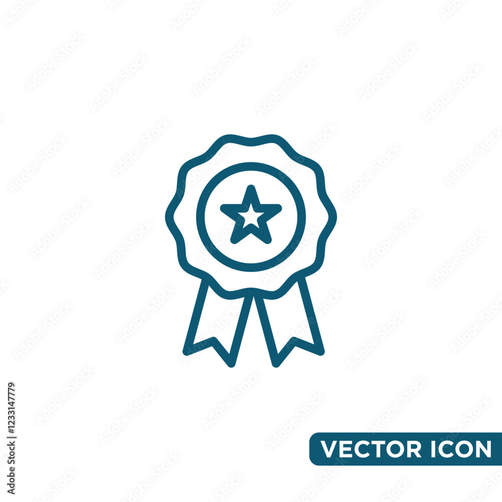 Simple Rewards and Badges Icon Design Template Simple Rewards and Badges Icon Design Template