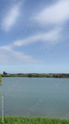 Vista panorámica del Río Tecolutla en Gutiérrez Zamora, Veracruz 
