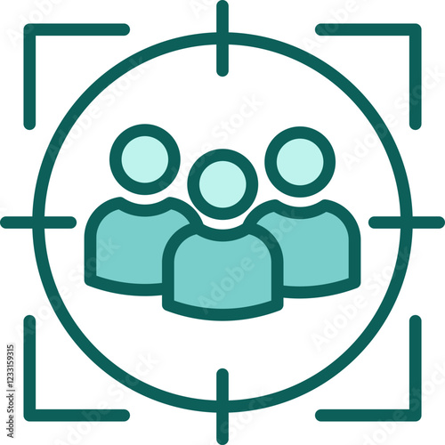 Audience solid icon