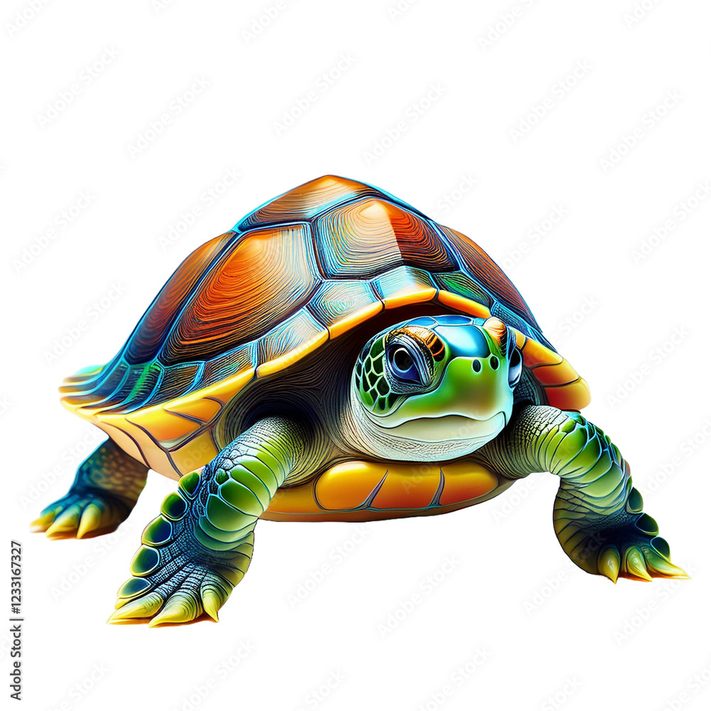 turtle isolated on white background cutout