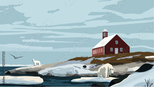 Winter Wonderland in Churchill, Manitoba