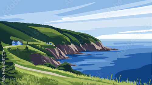 The Coastal Beauty of Cabot Trail photo