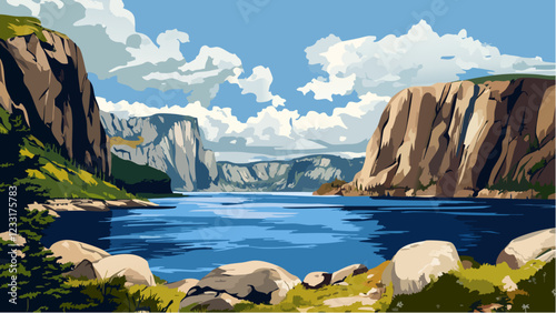 Scenic Landscape of Terra Nova National Park