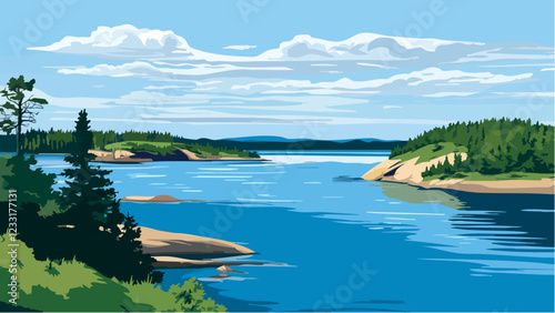 Exploring the Mingan Archipelago in Quebec