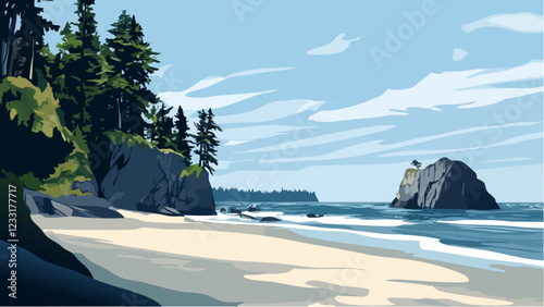Coastal Serenity at Pacific Rim National Park