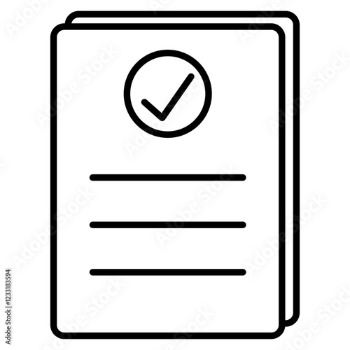 accepted icon element for design