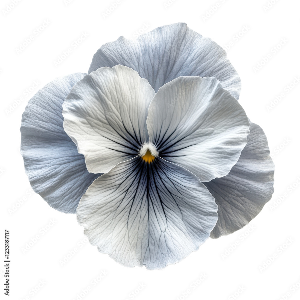 Obraz premium Pansy flower isolated on transparent background