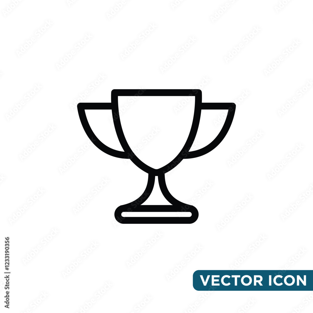 Simple Trophy Icon Design Template Simple Trophy Icon Design Template