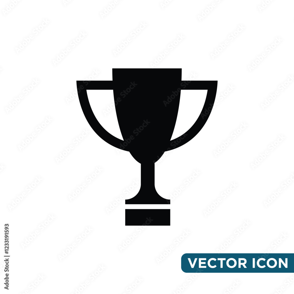 Simple Trophy Icon Design Template Simple Trophy Icon Design Template