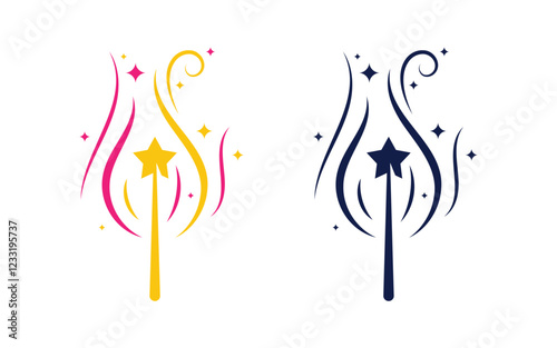 Magic element Circus Vector icon illustration design Template