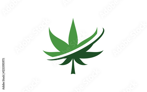 Cannabis marijuana sign symbol illustration design template