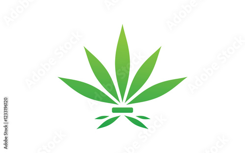 Cannabis marijuana sign symbol illustration design template