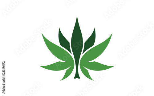 Cannabis marijuana sign symbol illustration design template