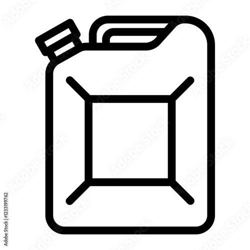 jerrycan Line Icon